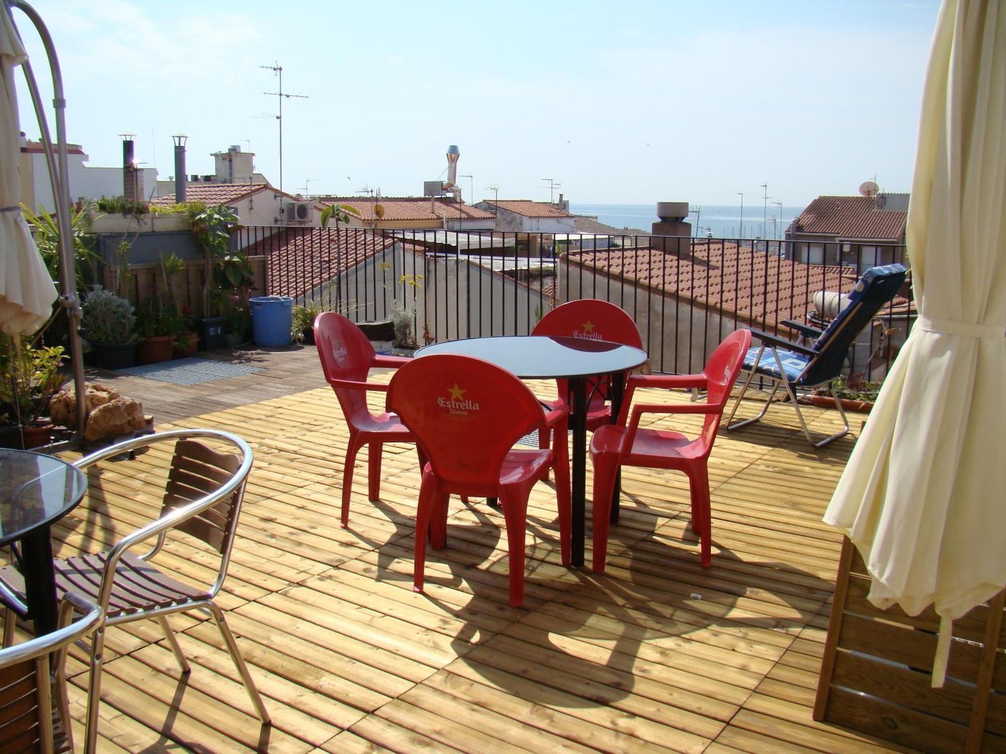 Hostal Platja Cambrils Bagian luar foto